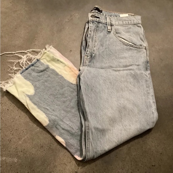 Hudson Sloane Crop Wide-Leg Jeans in Neutralize size 28 - Picture 2 of 6